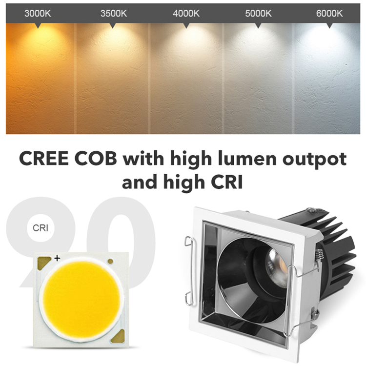 Indoor Home 7W Aluminum Ceiling LED Downlight DL1400picture6