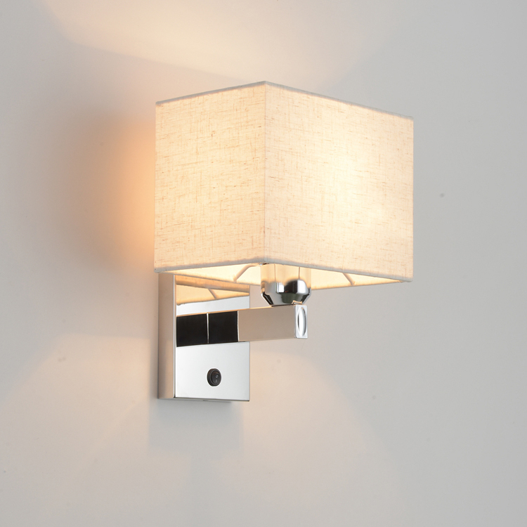 Most Popular Modern Simple Nickel Adjustable Hotel Bedroom LED Wall Sco<i></i>nce Light Bedroom Bedside Wall Decor Light