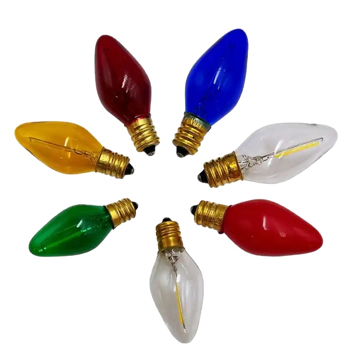 C9 Candle Shape Colorful Red Yellow LED Filament Bulb SP2500picture3