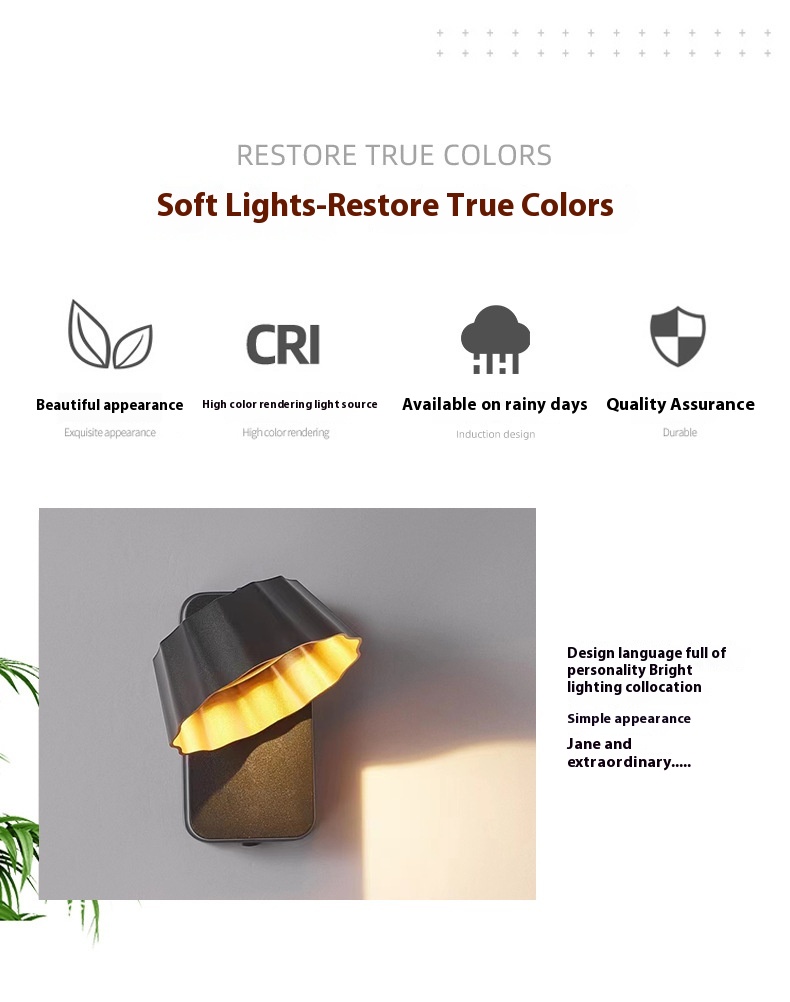 Simple 5W Rotatable Aluminum Exterior Wall Lamp for Villa LED Light Source for Amazon Waterproof Outdoor Garden Lighting