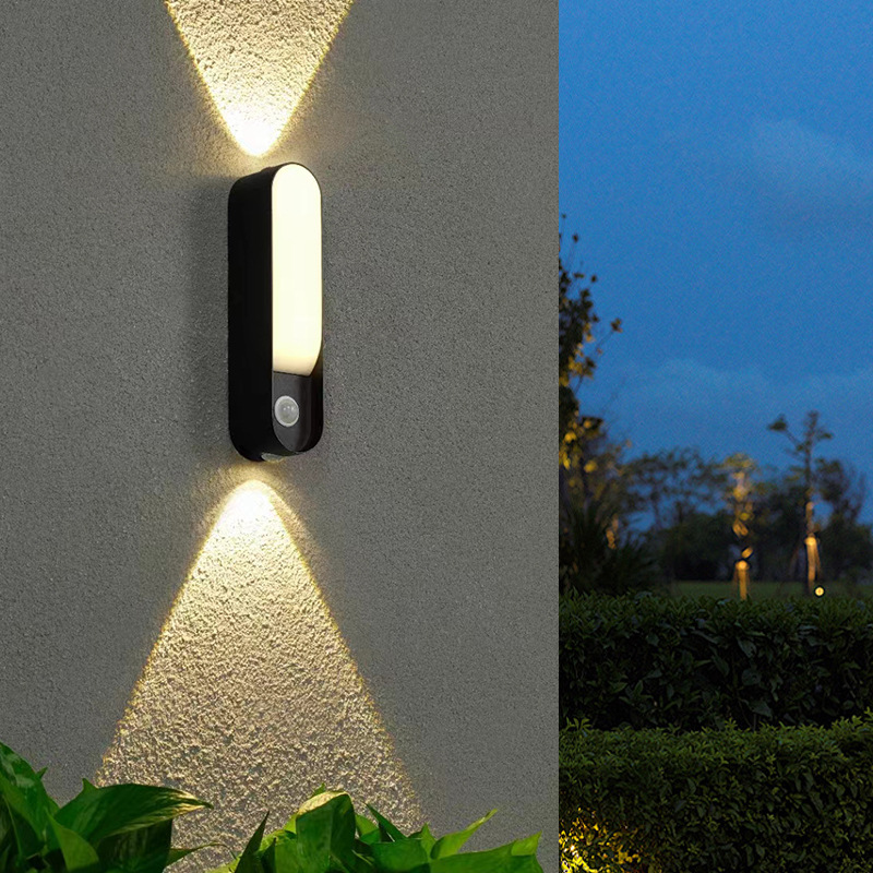 Modern Outdoor Waterproof Aluminum Induction Wall Lamp WL2300picture2