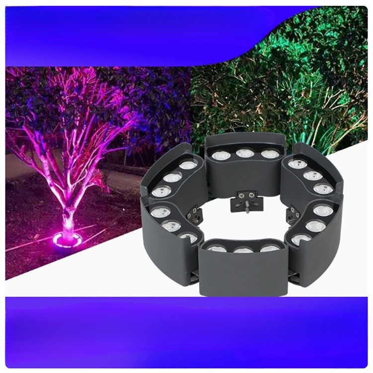 Outdoor Landscape LED-Lighted Aluminum Palm Trees Light THL1400picture3