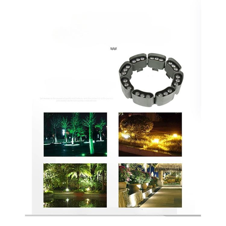 Outdoor Landscape LED-Lighted Aluminum Palm Trees Light THL1400picture5