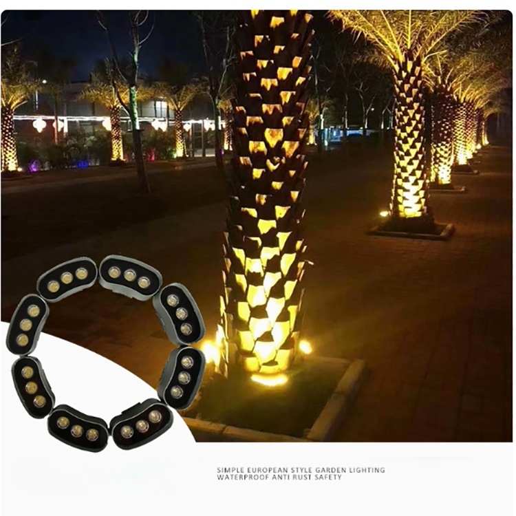 Colorful Spot DMX IP67 Waterproof LED Tree Ring Light Hug THL1600picture3