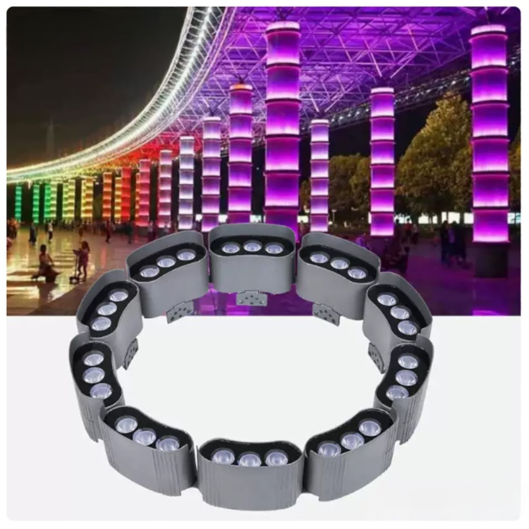 Colorful Spot DMX IP67 Waterproof LED Tree Ring Light Hug THL1600picture5