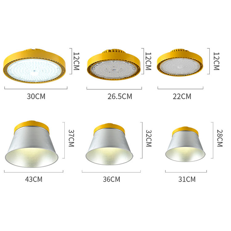 50W-200W IP65 Aluminum Industrial Outdoor LED High Bay Light HBL1500picture6