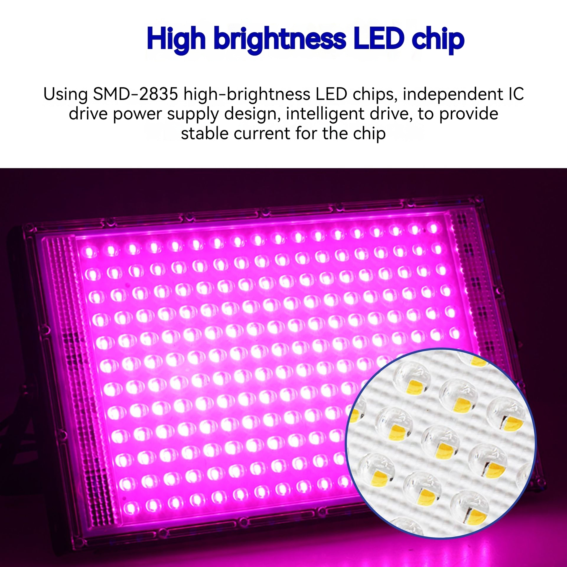 300W LED Indoor Plant Light IP65 Aluminum LED Grow Light GRW640picture5