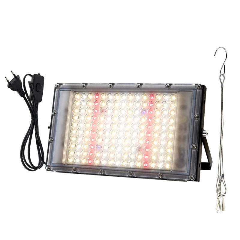 300W LED Indoor Plant Light IP65 Aluminum Lamp Body Spectrum White & IR UV Bloom Red Emission for Flower & Plant Growth