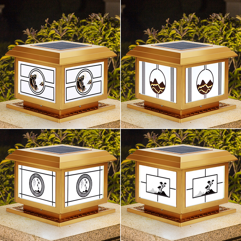 Outdoor Waterproof Solar Garden Light Column LED Pillar Light PLR1290picture2