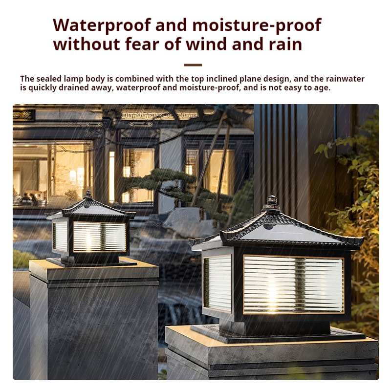 Solar Column LED Pillar Light PLR1600picture6