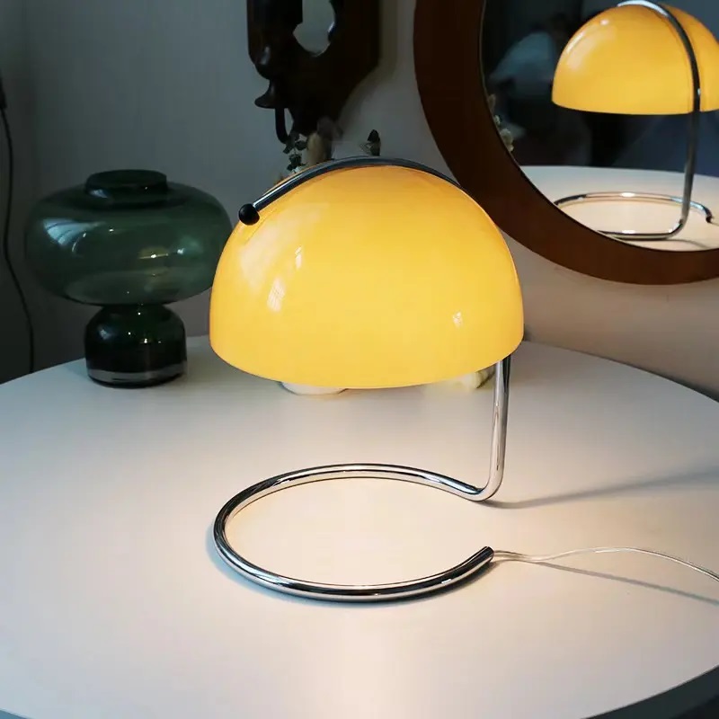 Modern Circular Metal Iron Switch Control Desk Lamp DTL2130picture2