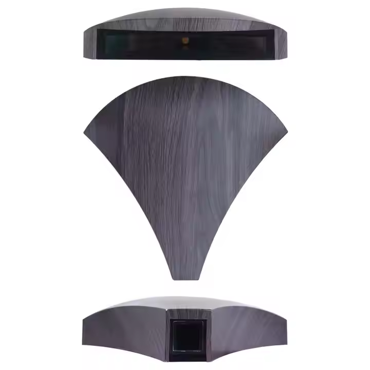 Waterproof Outdoor White/ Black LED Up and Down Wall Light WL2460