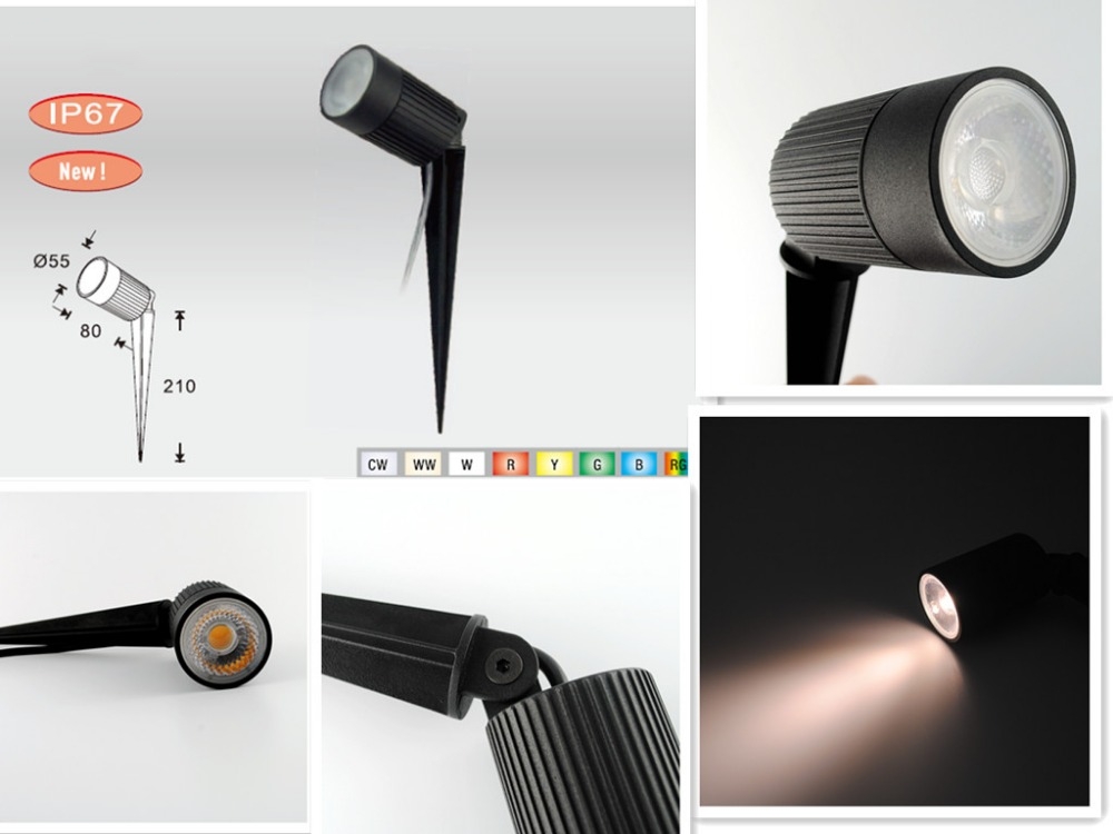 Low Price AC/DC100-240V COB Led  Burried Light Aluminum Square Shape Underground LED Light for Garden Landscape