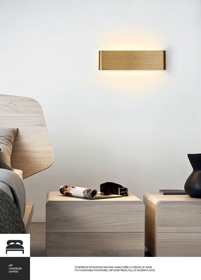 Living Room Background Wall, Bedroom Bedside LED Wall Lamp, Mirror Front Lamp