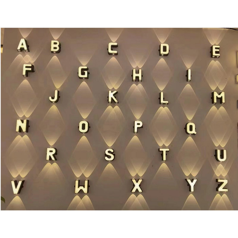 Modern Creative Outdoor Waterproof Letter Number Wall Lamp WL2850picture2