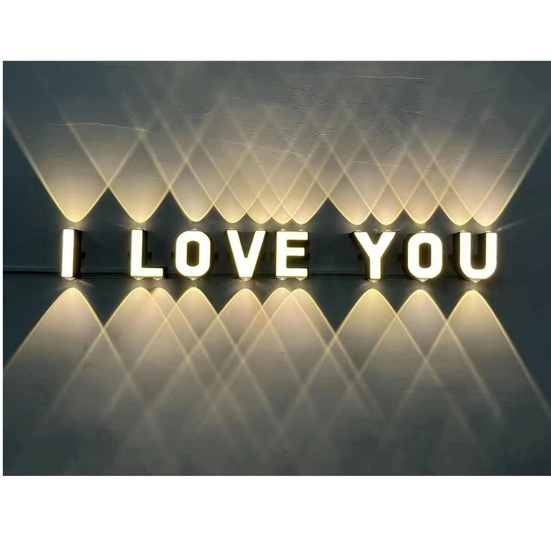 Modern Creative Outdoor Waterproof Letter Number Wall Lamp WL2850picture3