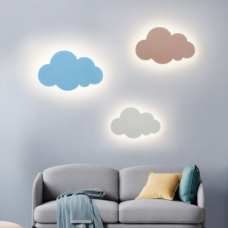 Nordic Creative LED Children's Room Cloud Wall Lamp WL2870picture6
