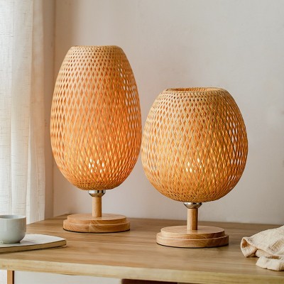 Japanese Zen Style Vintage Bamboo Table Lamp DTL2030picture5