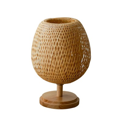 Japanese Zen Style Vintage Bamboo Table Lamp DTL2030picture1
