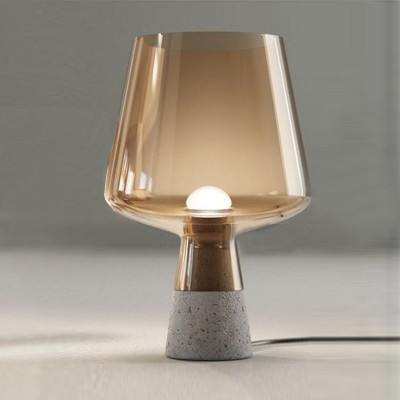 Mushroom Cement Study Cement Glass LED Table Lamps DTL2040picture7