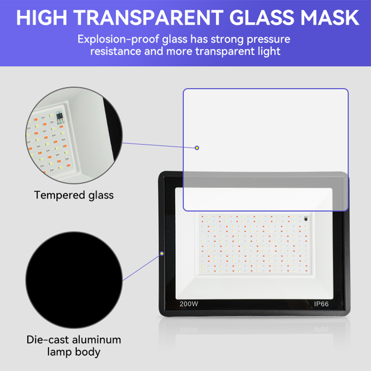 RGB IP66 10W-200W Aluminum LED Floodlight FL1630picture5