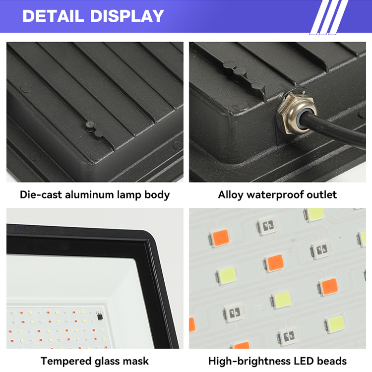 RGB IP66 10W-200W Aluminum LED Floodlight FL1630picture6