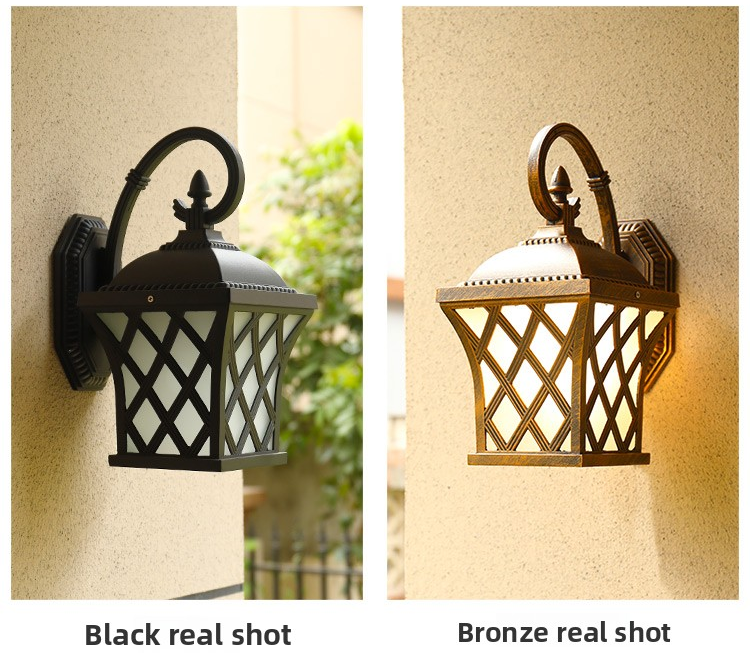 Outdoor Waterproof LED Wall Lamp Aluminum ba<i></i>se for Courtyard Balcony Corridor Exterior Villa Walls Community Entrance Wall Lamp
