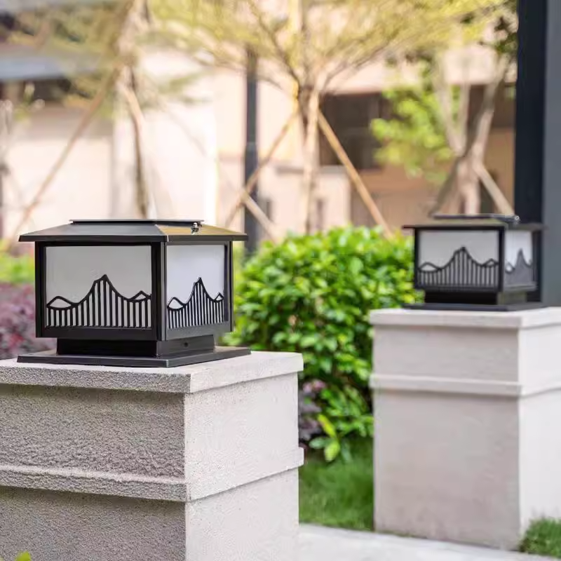 Modern Outdoor Vintage LED Pillar Light PLR1900picture4