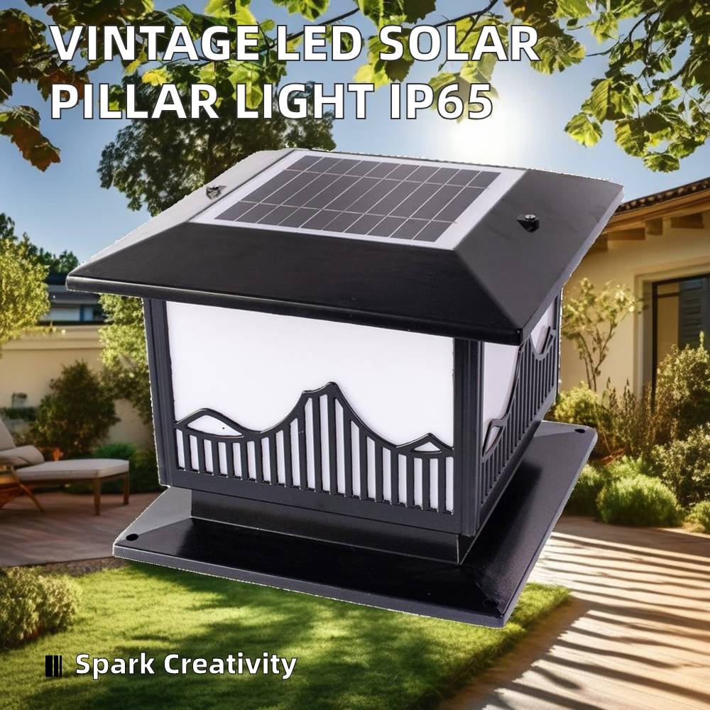 Modern Outdoor Vintage LED Pillar Light PLR1900picture6
