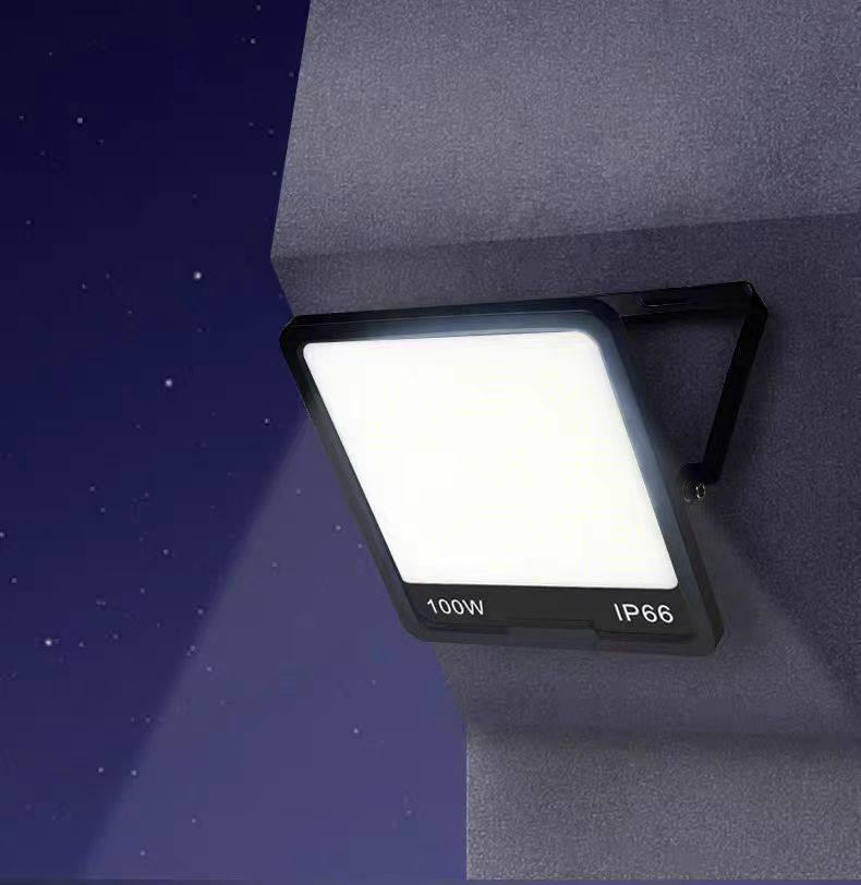 New Outdoor Waterproof Anti-glare Garden Floodlight IP66 Factory Warehouse High Brightness Floodlight 300W