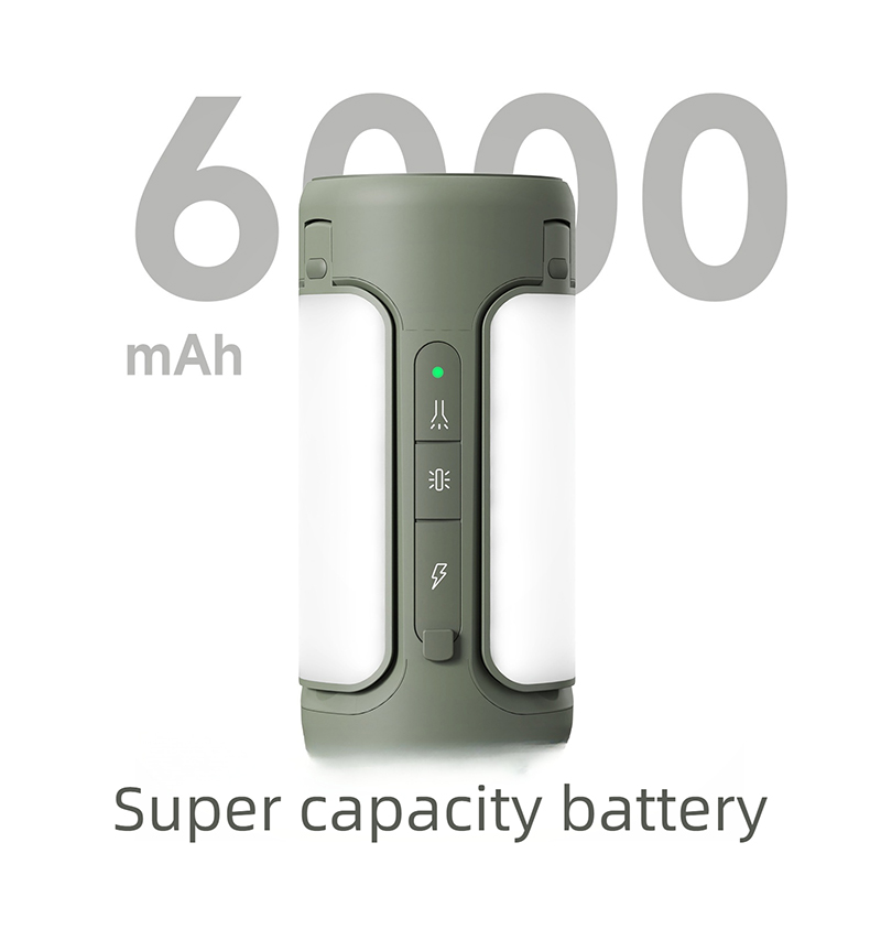 Outdoor Camping Lamp Atmosphere Lamp Comes with Flashlight Power Bank Multifunctio<i></i>nal High Brightness Camping Lamp