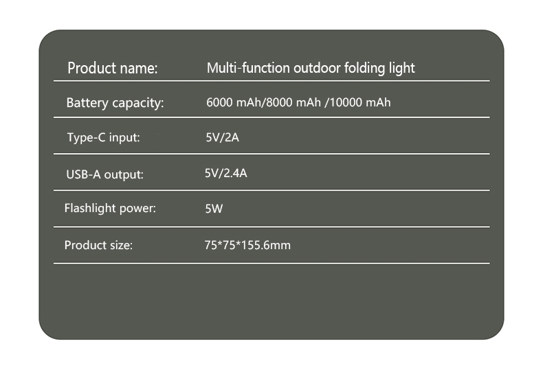 Outdoor Camping Lamp Atmosphere Lamp Comes with Flashlight Power Bank Multifunctio<i></i>nal High Brightness Camping Lamp
