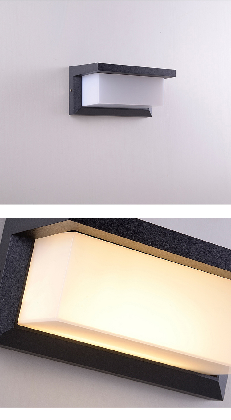 Die Cast Aluminum Solar Wall Lamp  8W