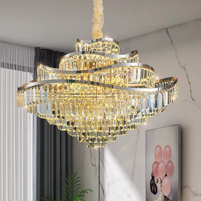 Luxury Adjustable Height Crystal Chandelier Light CHA380picture6