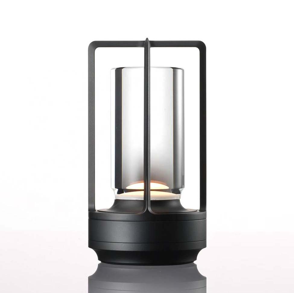 Touch Dimming Portable Aluminum Rechargeable LED Table Lamp DTL2170