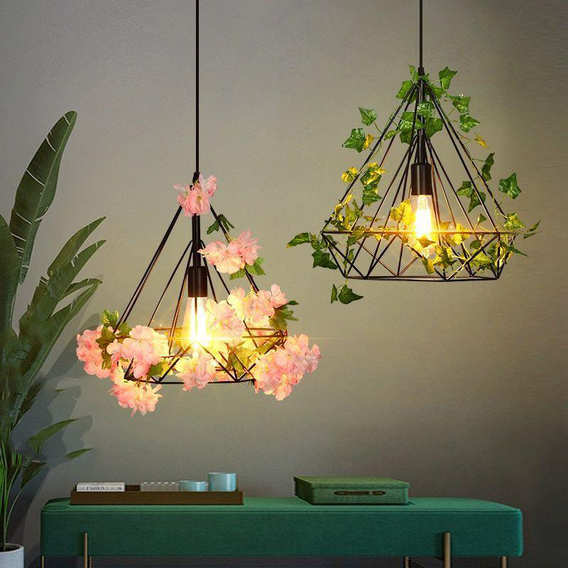 New Nordic Restaurant Chandelier Industrial Style Retro American LED Lamps