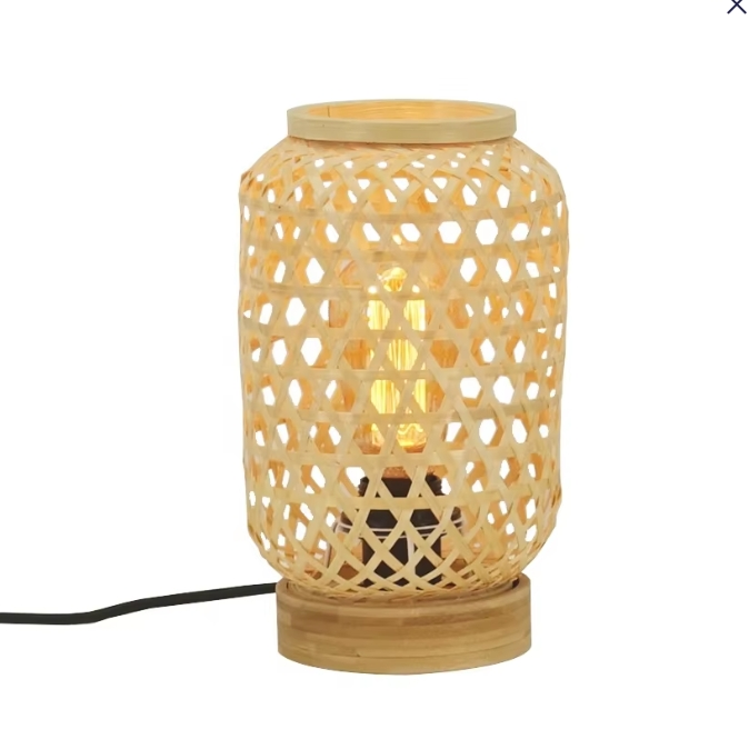 Modern Classic Bamboo Portable Table Lamp DTL2190