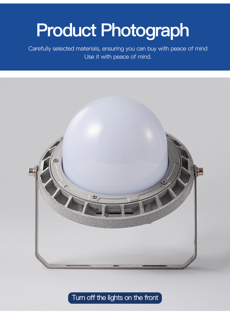 Wholesale Price Explosion-Proof Light Ip66 Waterproof Factory 50w 100w 150w Die-cast Aluminum Led Explosion Proof Light