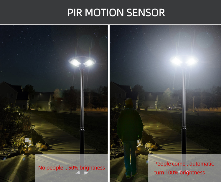 High Quality Motion Sensor Led Solar Garden Light Outdoor