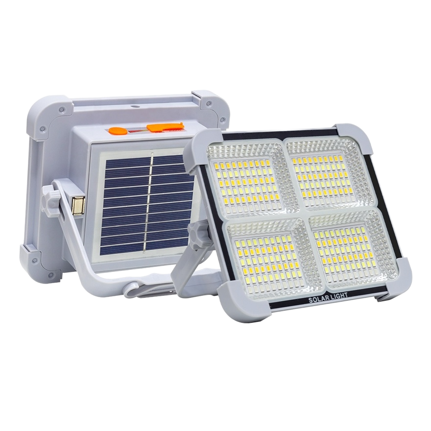 3 Brightness Portable Rechargeable Solar LED Work Light WRL3400