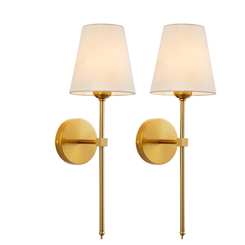 Gold Rechargeable Battery Operated Dimmable Wall Lamp WL3130