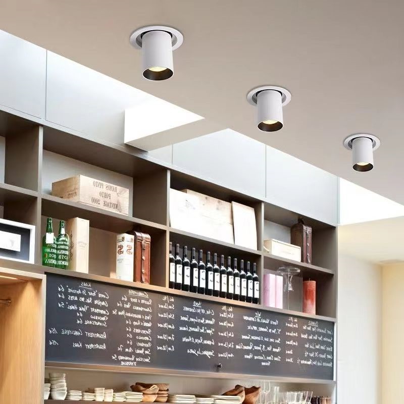 Embedded COB Anti Glare Retractable Rotary Down Light DL1490picture3
