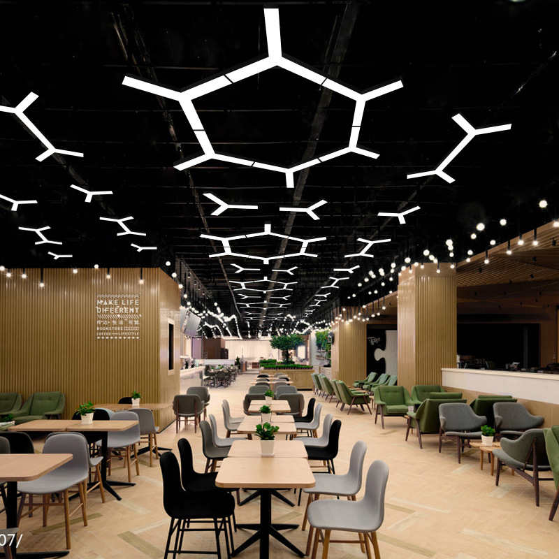 Hexagonal Shaped Office Light Pendant Light PEN710picture3