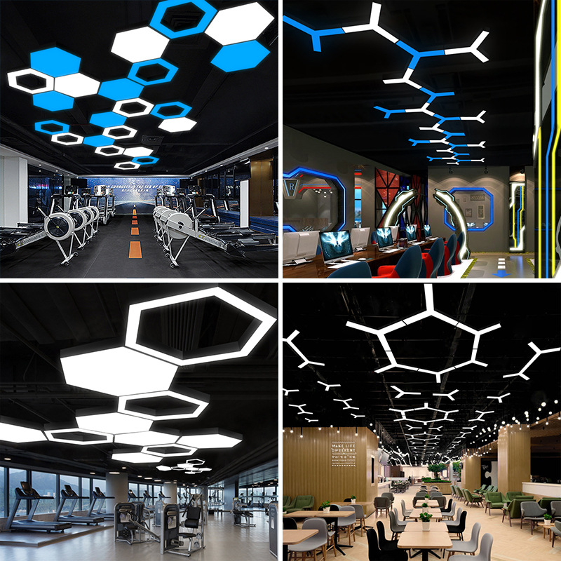 Hexagonal Shaped Office Light Pendant Light PEN710picture4