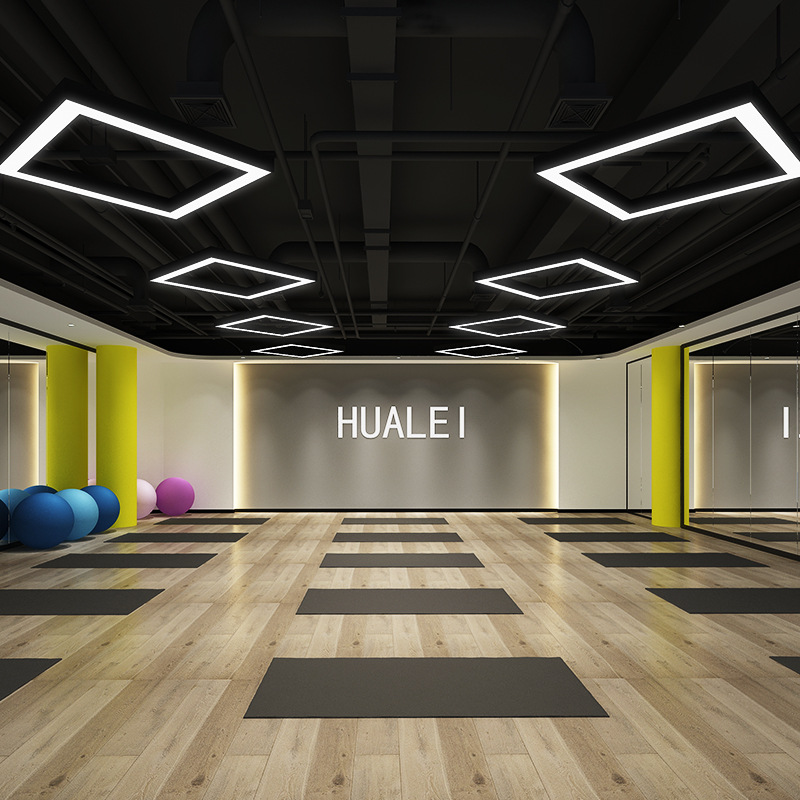 Office Meeting Room LED Rectangular Chandelier Pendant Light PEN720picture4