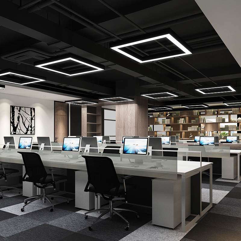 Office Meeting Room LED Rectangular Chandelier Pendant Light PEN720picture5