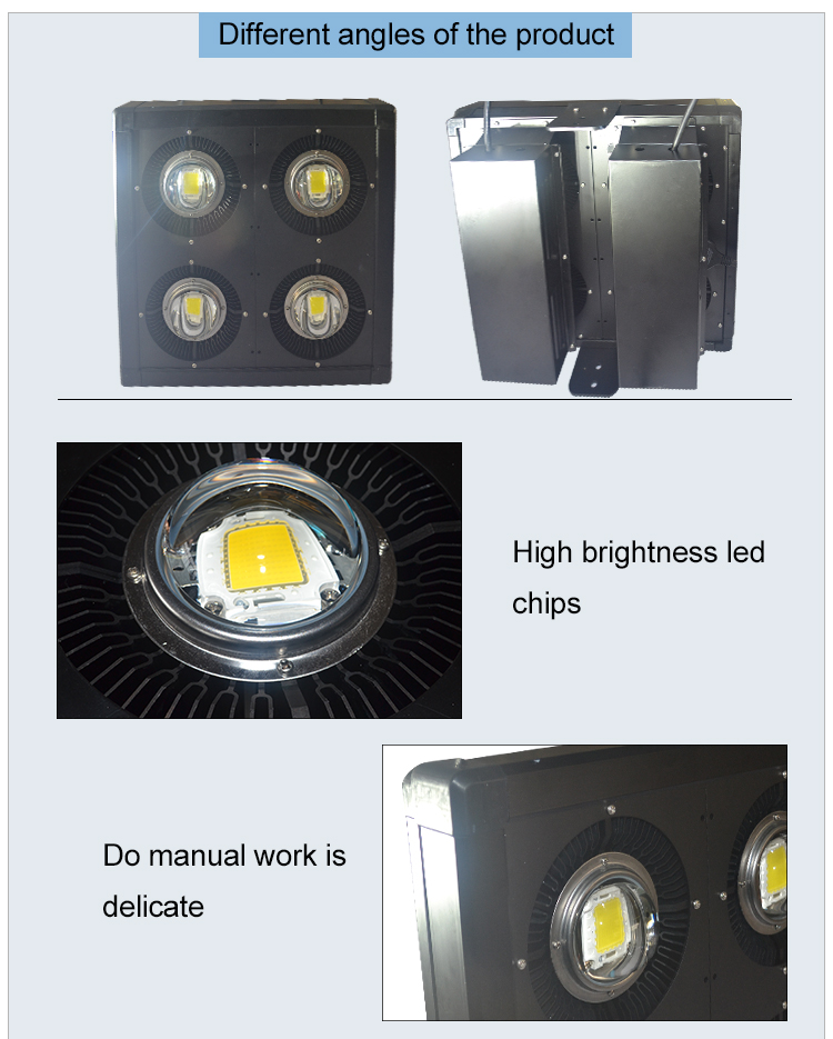 Outdoor Sports Garden LED Flood Light Stadium Reflectors COB Technology Waterproof IP65 Landscape 200W 300W 400W 500W 600W