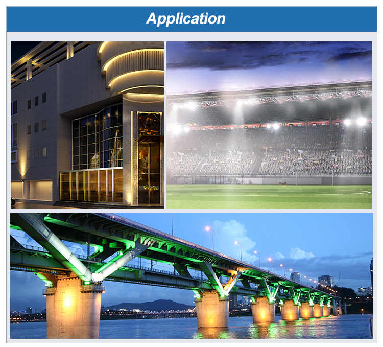 Outdoor Sports Garden LED Flood Light Stadium Reflectors COB Technology Waterproof IP65 Landscape 200W 300W 400W 500W 600W