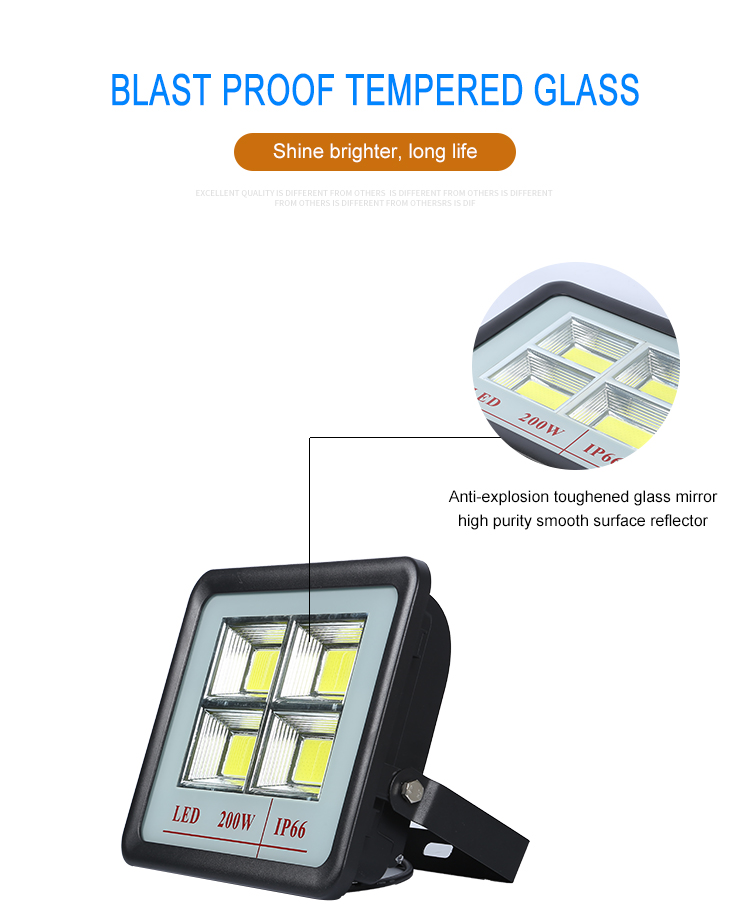 Stadium Led Flood Light Outdoor Sports Reflectores COB Waterproof IP65 IP67 100W 200W 300W 400W 500W 600W 800W LED Flood Light