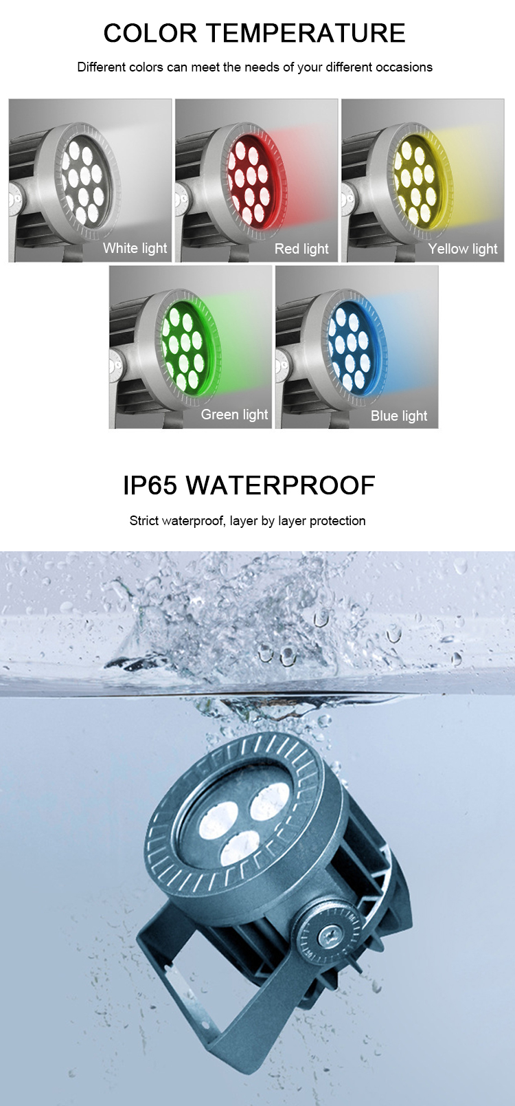 Modern Style Outdoor Garden Landscape Flood Light Aluminum Ip65 Garden Spotlight Projectors Light Led Flood Light